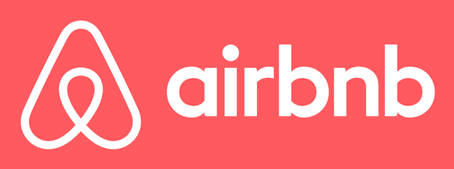 Logo creativo de airbnb