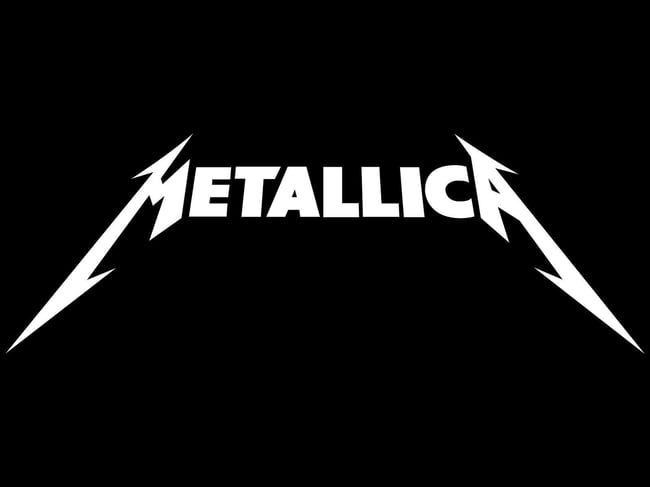 Logo creativo de Metallica