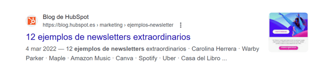Ejemplos de Newsletter