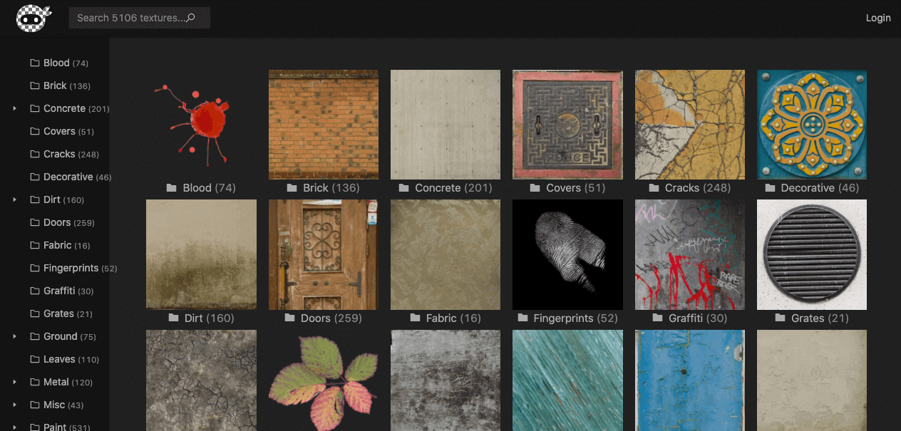 Fondos modernos gratis para páginas web: Texture Ninja