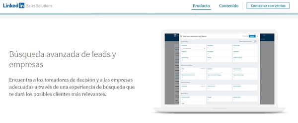 Herramientas de productividad en ventas: LinkedIn Sales Navigator