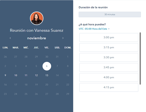 Meeting scheduler en español: software para agendar citas y reuniones