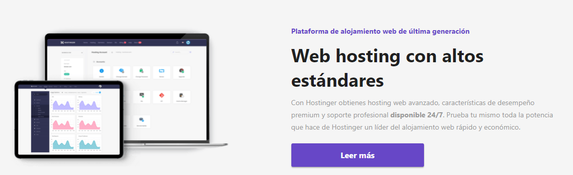 Mejores proveedores de hosting - Hostinger