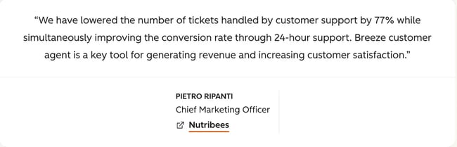 automatización del servicio de atención al cliente, caso práctico de HubSpot: Nutribees