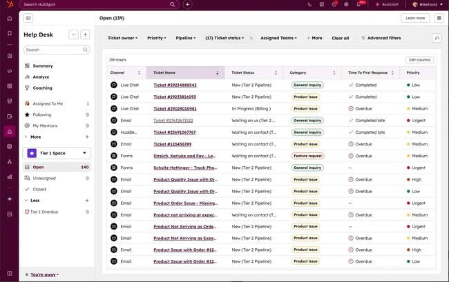 automatización del servicio de atención al cliente, Service Hub