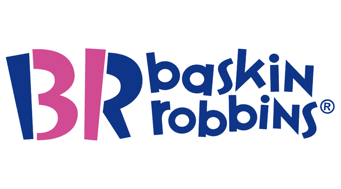 Ejemplos de publicidad subliminal: logotipo de Baskin-Robbins con el número 31 oculto