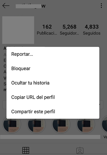 como bloquear seguidores en instagram