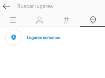 como buscar lugares por ubicacion instagram