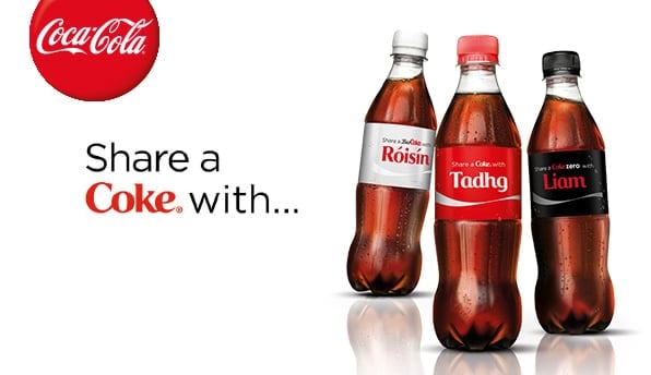 ejemplo de una campaña de contenido generado por los usuarios de ecommerce marketing por coca-cola 