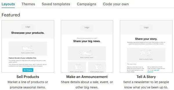email marketing para hoteles, Mailchimp