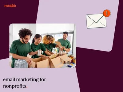 email marketing for nonprofits demonstrated by volunteers unloading food and drink from boxes