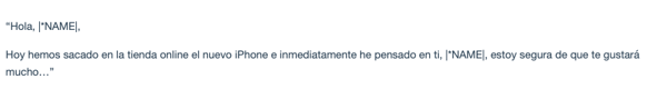 Cómo mejorar la tasa de apertura de correos: personaliza el correo con el nombre de tus clientes y leads