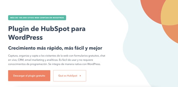 Plugins para una tienda online en WordPress: HubSpot