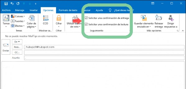 Confirmación de lectura en Outlook: activa el acuse de recibo de tus