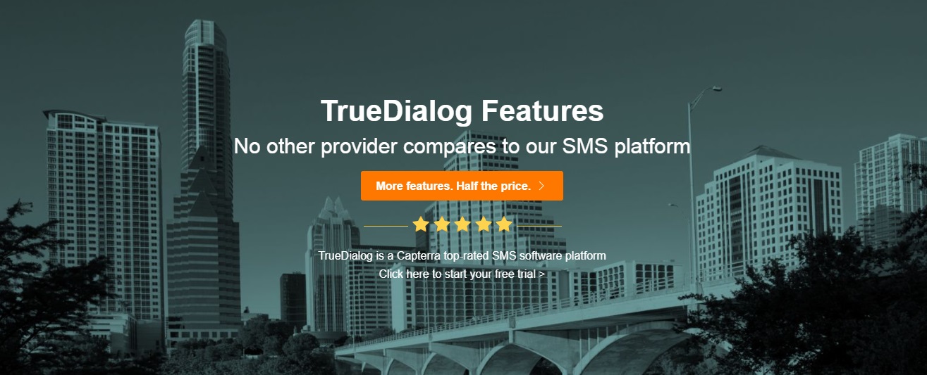 Ejemplo de sotfware para comunicación con clientes: TrueDialog