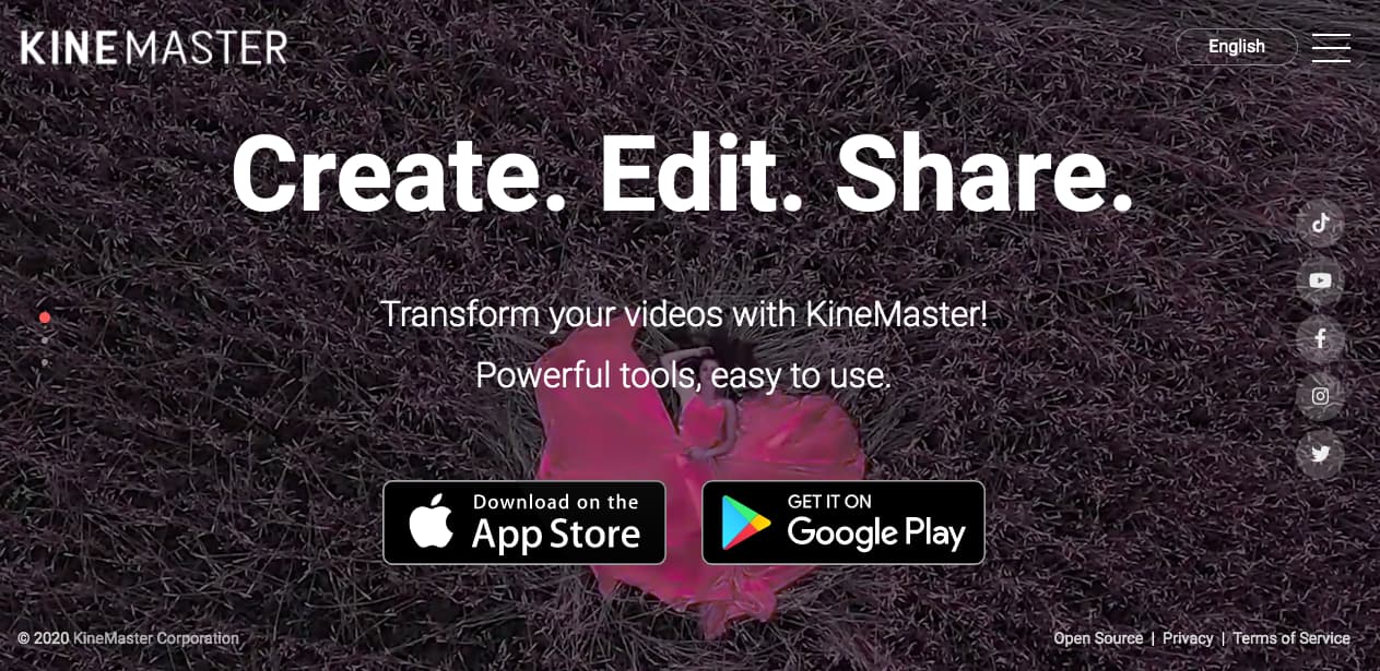 Editor de video online: KineMaster
