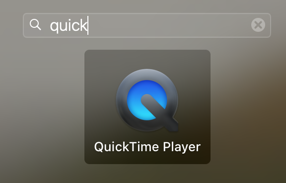 Abre QuickTime para grabar tu pantalla en Mac