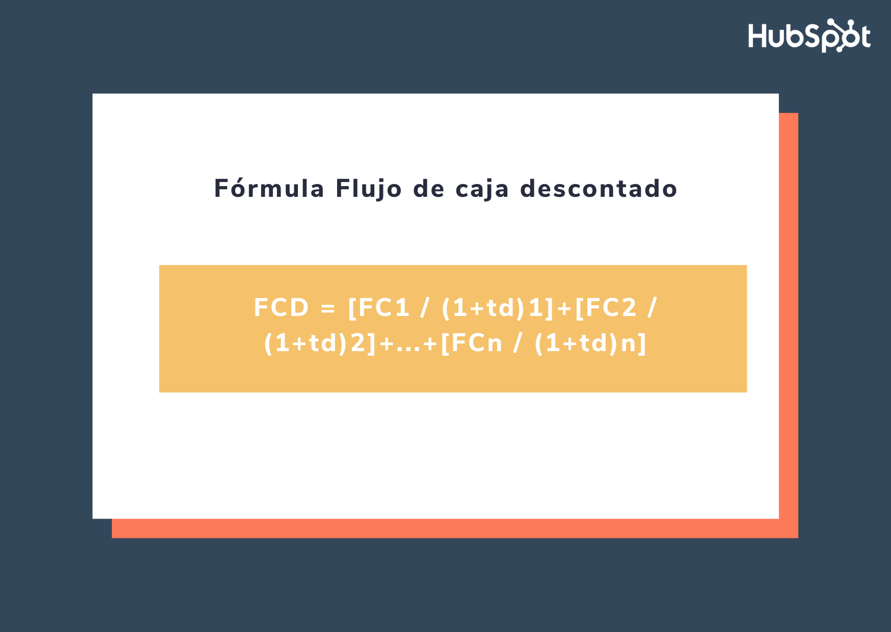 Fórmula del flujo de caja descontado