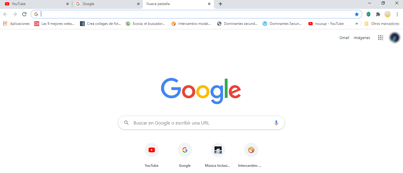 Cómo abrir una pestaña nueva en Chrome