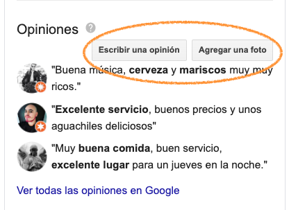 Publicidad gratis en Google- opiniones y fotos de usuarios