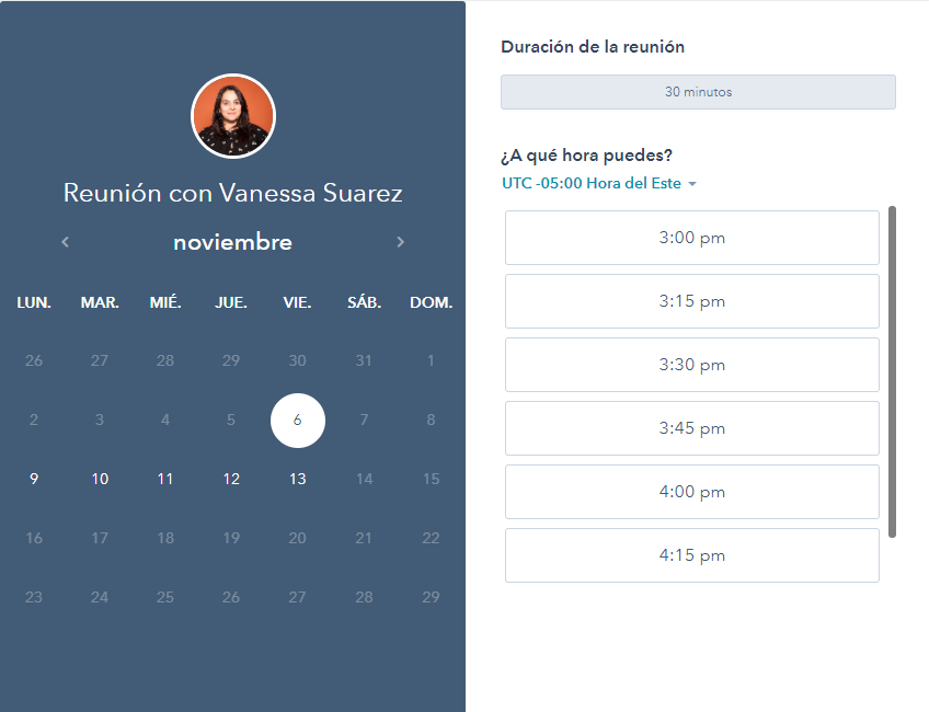 Apps de agenda y calendario: HubSpot