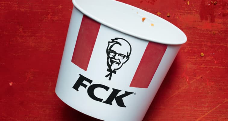 Ejemplo de campaña publicitaria de reactivación de KFC