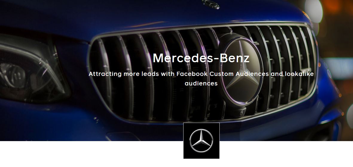 Ejemplo de estudio de caso de Facebook y Mercedes Benz