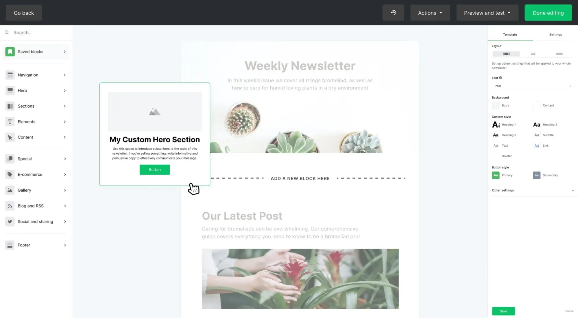 mailerlite email marketing ux para consultoras