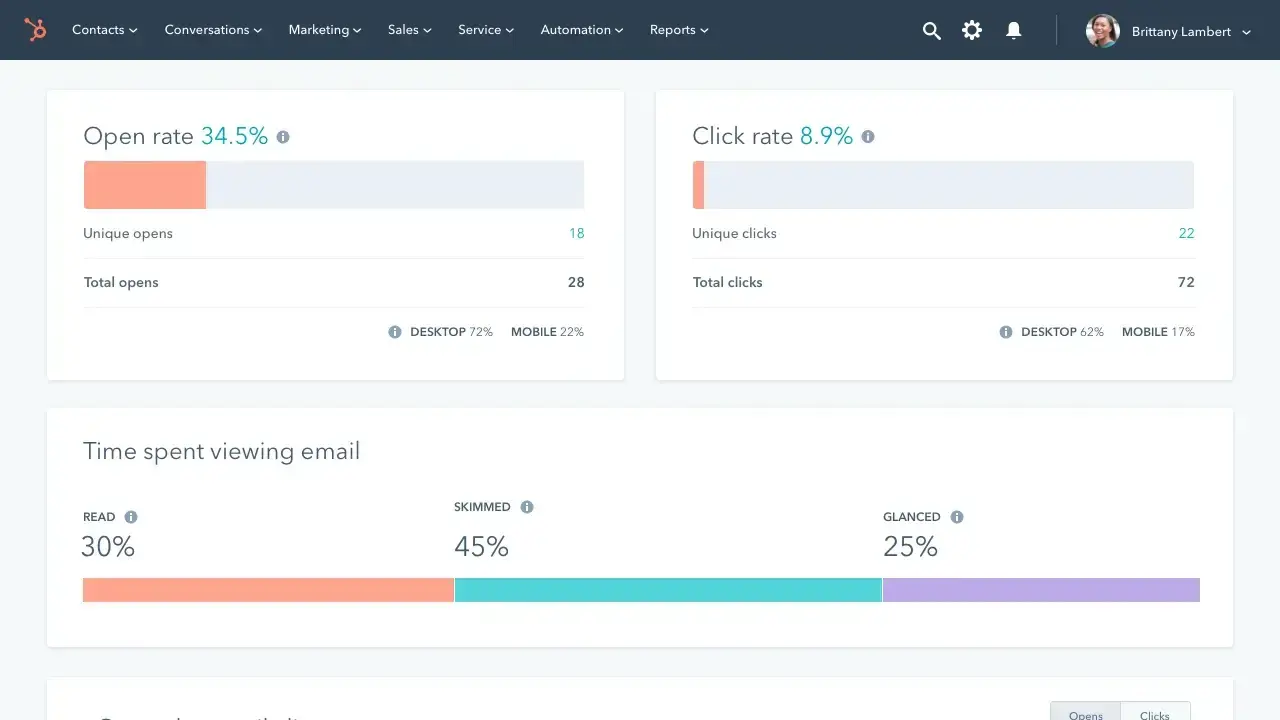 email marketing para el comercio electrónico: hubspot marketing hub