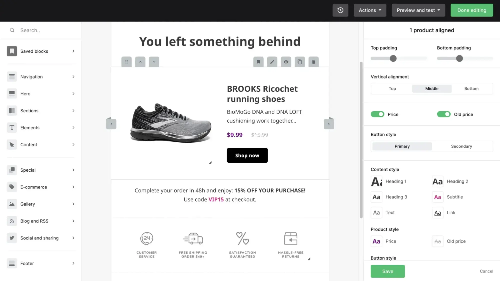 email marketing para ecommerce: mailerlite