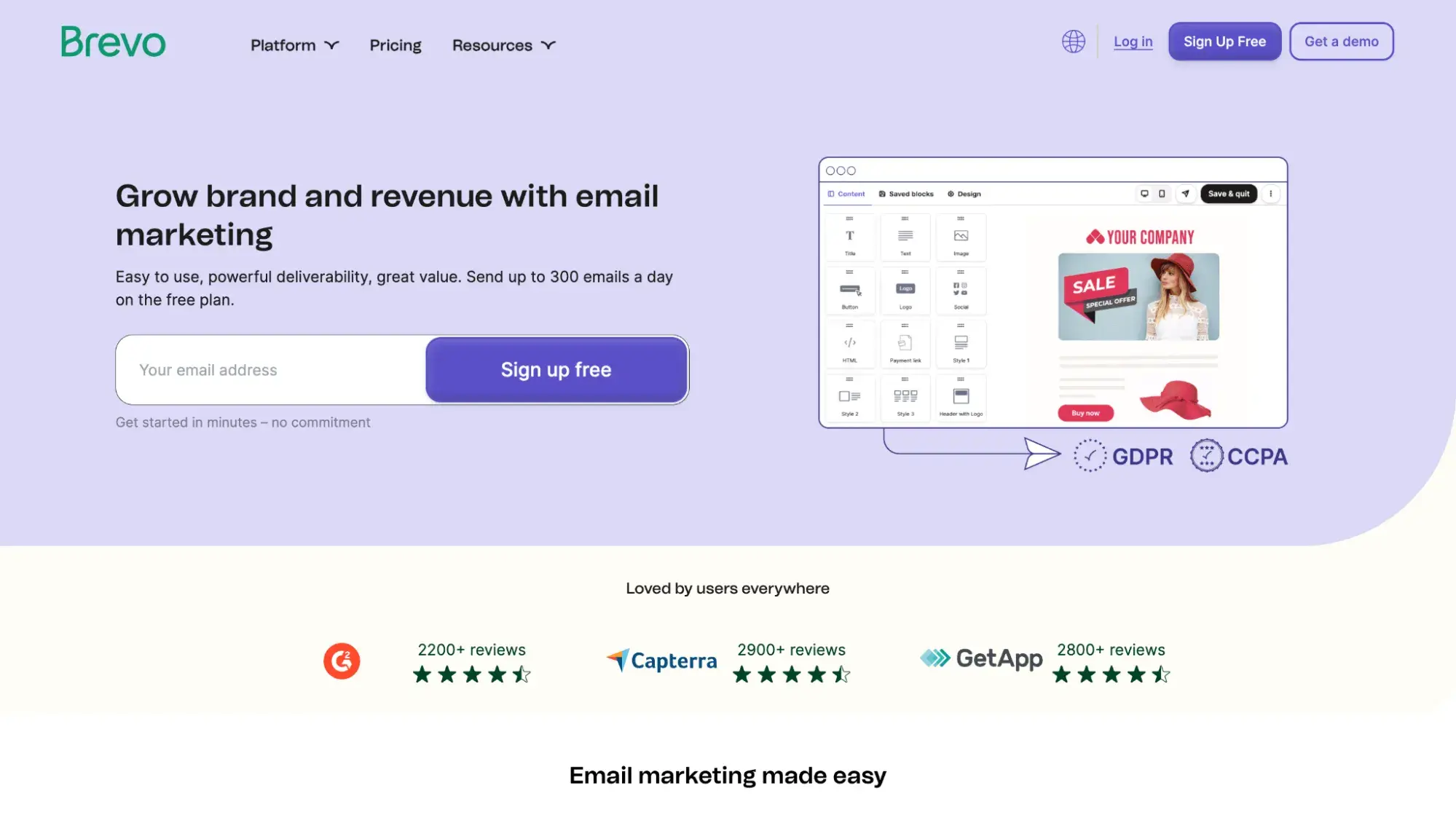 email marketing para organizaciones sin ánimo de lucro: Brevo