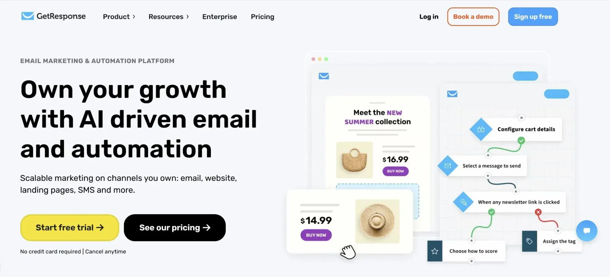 GetResponse email marketing para restaurantes