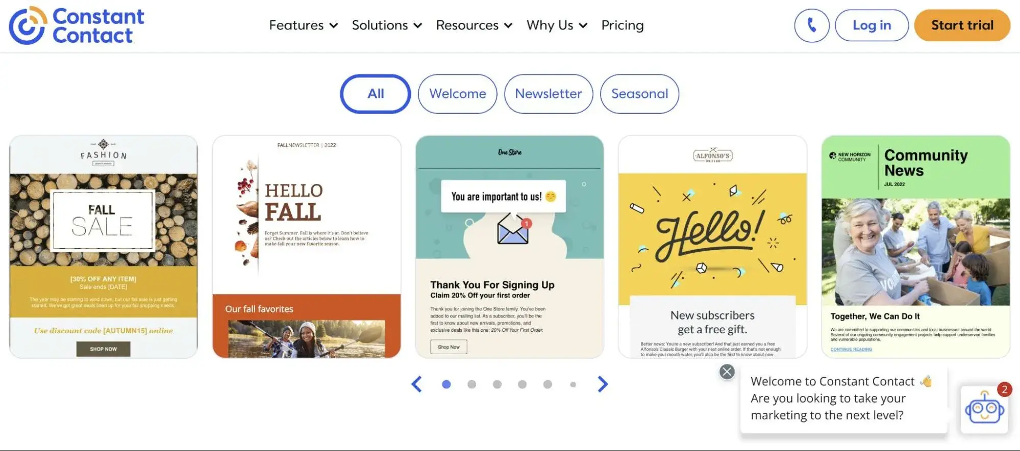 Constant Contact email marketing para restaurantes