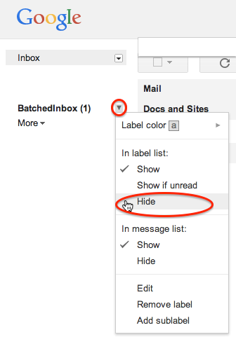 Batched: extensión para Gmail