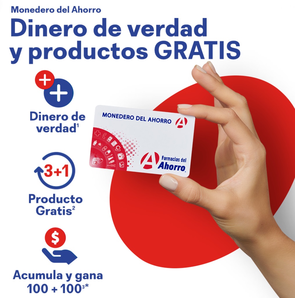 tarjetas de fidelidad para clientes: Farmacias del Ahorro