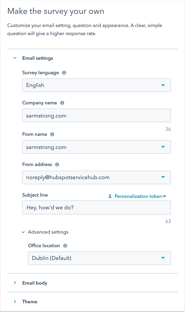Envío de encuesta NPS por correo electrónico con HubSpot