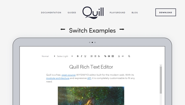 Los mejores editores HTML: Quill