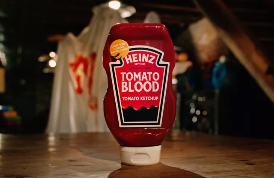 Ejemplos de anuncios geniales para Halloween: Heinz