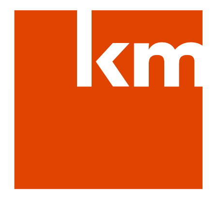 Ejemplo de logo inmobiliario creativo, Kidder Mathews