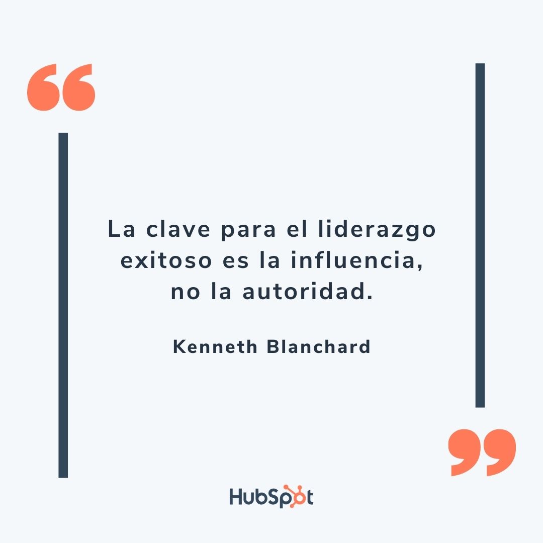 Frase de liderazgo y éxito de Kenneth Blanchard