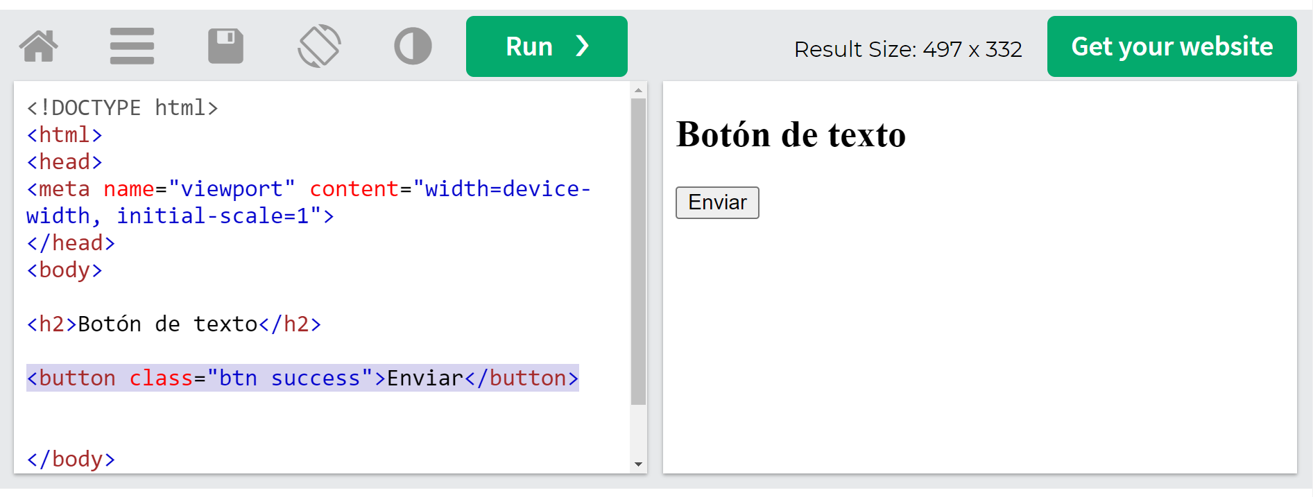 Cómo crear un botón HTML: etiqueta