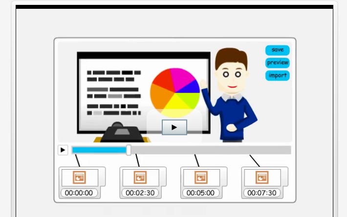 Software para sincronizar un video y una presentación de diapositivas: Vcasmo