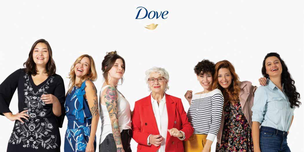 Ejemplo de brand awareness de Dove