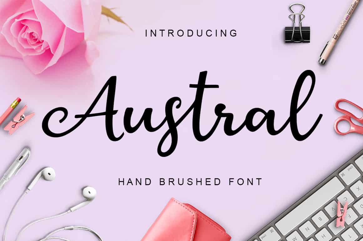 Tipografía elegante gratis para logos: Austral