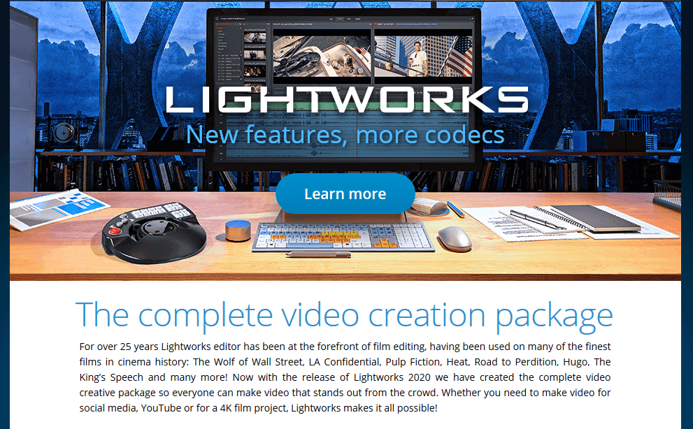 Programas de marketing de contenidos: Lightworks