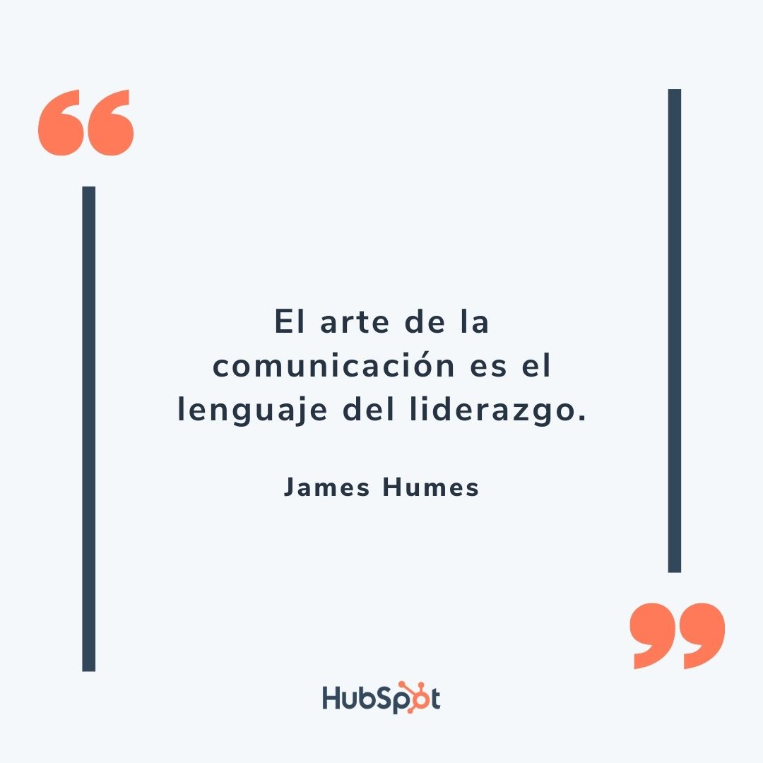 Frase de liderazgo de James Humes