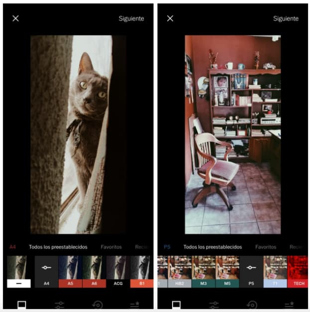 Apps de Instagram para editar fotos: VSCO