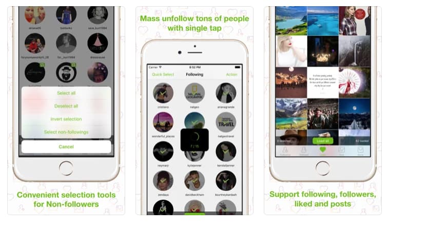 Apps de Instagram para gestionar seguidores: Cleaner for Ins