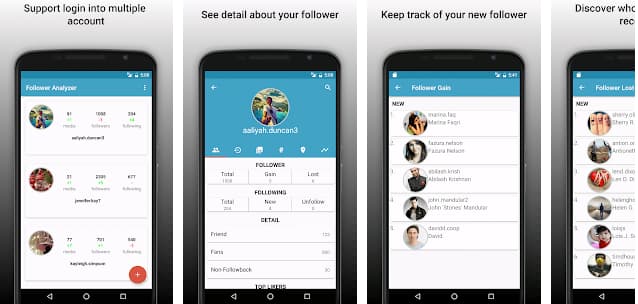 Apps de Instagram para gestionar seguidores: Follower Analyzer