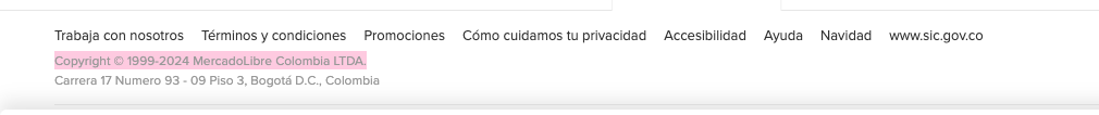 Derechos reservados mercado libre